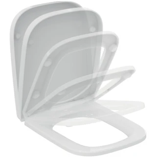 Ideal Standard i.life A abattant - rectangulaire wrapover - softclose - Glossy White