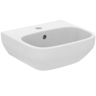 Ideal Standard i.life A handenwasser 400 x 360 mm - wit - met kraangat - met overloop - in meeneemverpakking