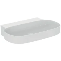 Ideal Standard Linda-X lavabo 750 x 500 mm - blanc - sans trou de robinet - sans trop-plein - aplati pour montage sur étagère