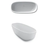 Jee-O Amsterdam baignoire autoportante quartz 1700 x 750 x 500 mm - blanc mat