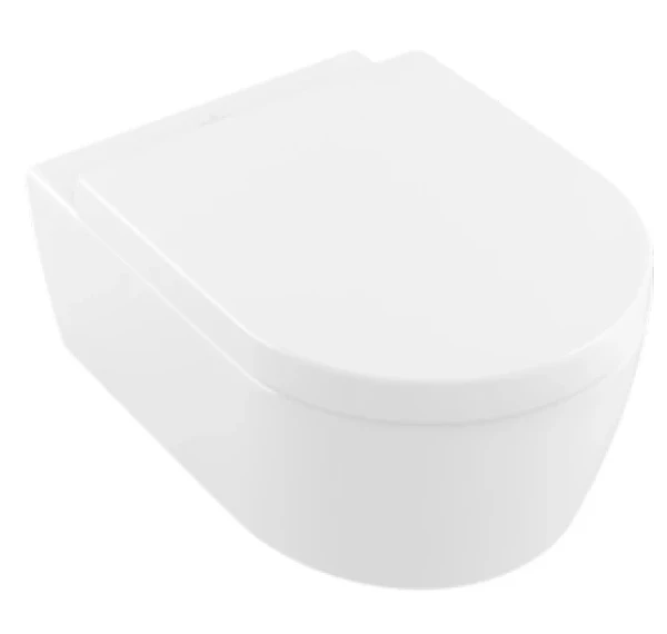 Villeroy & Boch Avento toilette suspendue PACK DirectFlush (toilette suspendue+ siège avec softclose) sans rebord - blanc mat - B370xD530 mm