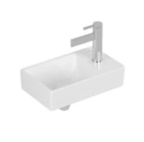 Villeroy & Boch Avento lave-mains 360 x 220 mm - blanc - avec trou de robinet droite - sans trop-plein