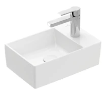 Villeroy & Boch Memento 2.0 lave-mains 400 x 260 mm - blanc - avec trou de robinet - sans trop-plein - poli