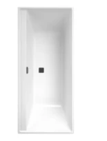 Villeroy & Boch Collaro baignoire acrylique 1700 x 750 mm - blanc alpine - vidange du bain Black Matt