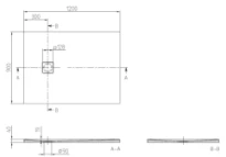 Villeroy & Boch Planeo receveur de douche 1200 x 900 x 40 mm - blanc alpine