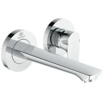 MITIGEUR MURAL IDEAL STANDARD CONNECT AIR chromé . bec 185mm-entraxe bec et levier de cde 110mm