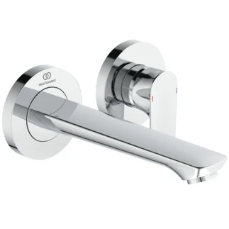 MITIGEUR MURAL IDEAL STANDARD CONNECT AIR chromé . bec 185mm-entraxe bec et levier de cde 110mm