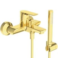 Ideal Standard Connect Air mitigeur bain avec set douchette en stick 1 fonction - Brushed Gold