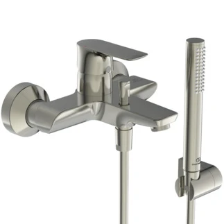 Ideal Standard Connect Air mitigeur bain avec set douchette en stick 1 fonction - look inox