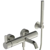 Ideal Standard Joy mitigeur bain avec douchette set look inox