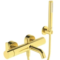 Ideal Standard Joy mitigeur bain avec douchette set Brushed Gold