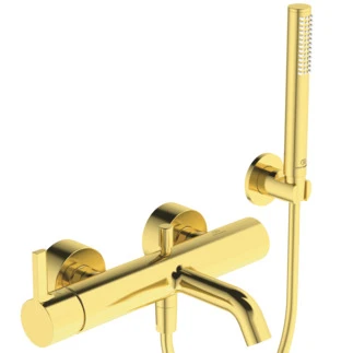 Ideal Standard Joy mitigeur bain avec douchette set Brushed Gold