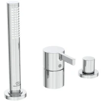 Ideal Standard Joy mitigeur bain 3-trous pour remplissage via trop-plein chromé
