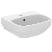 Ideal Standard i.life A lave-mains 400 x 360 mm - blanc - avec trou de robinet - avec trop-plein