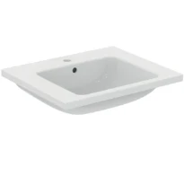 Ideal Standard i.life B vanity lavabo 610 x 515 mm - blanc - avec trou de robinet - avec trop-plein