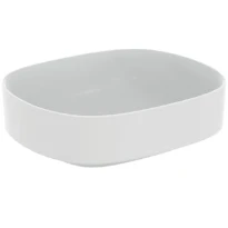Ideal Standard Linda-X lavabo à poser 450 x 380 mm - blanc mat - sans trou de robinet - sans trop-plein