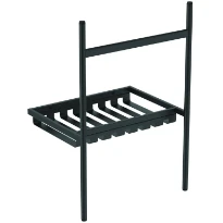 Ideal Standard Conca ensemble de pieds pour lavabo avec tablette 560 x 428 x 836 mm - noir mat