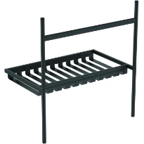 Ideal Standard Conca ensemble de pieds pour lavabo avec tablette 760 x 483 x 817 mm - noir mat