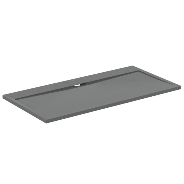 Ideal Standard Ultra Flat S i.life receveur de douche 1600 x 800 x 30 mm - concrete grey