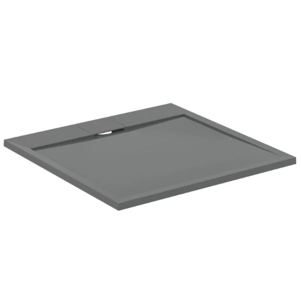Ideal Standard Ultra Flat S i.life receveur de douche 900 x 900 x 30 mm - concrete grey
