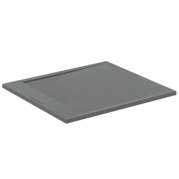 Ideal Standard Ultra Flat S i.life receveur de douche 1000 x 900 x 30 mm - concrete grey