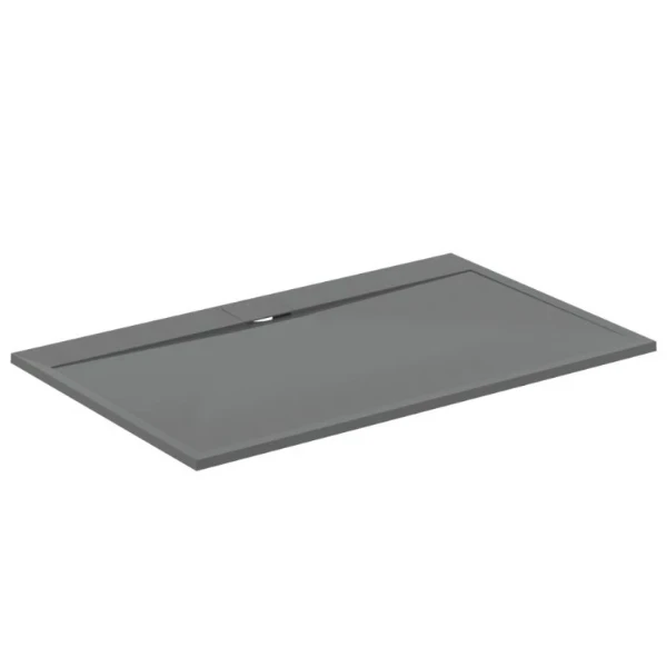 Ideal Standard Ultra Flat S i.life receveur de douche 1600 x 1000 x 30 mm - concrete grey