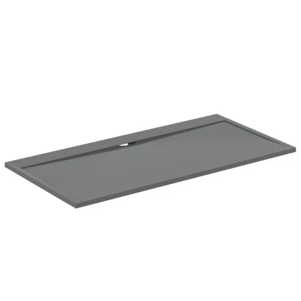 Ideal Standard Ultra Flat S i.life receveur de douche 2000 x 1000 x 30 mm - concrete grey