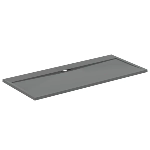 Ideal Standard Ultra Flat S i.life receveur de douche 1800 x 800 x 30 mm - concrete grey