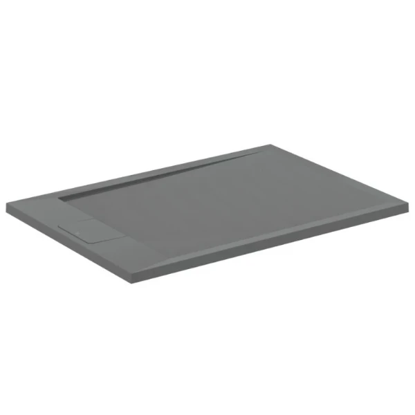Ideal Standard Ultra Flat S i.life receveur de douche 1000 x 700 x 30 mm - concrete grey