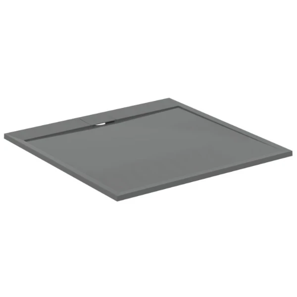 Ideal Standard Ultra Flat S i.life receveur de douche 1200 x 1200 x 30 mm - concrete grey