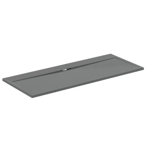 Ideal Standard Ultra Flat S i.life receveur de douche 1700 x 700 x 30 mm - concrete grey