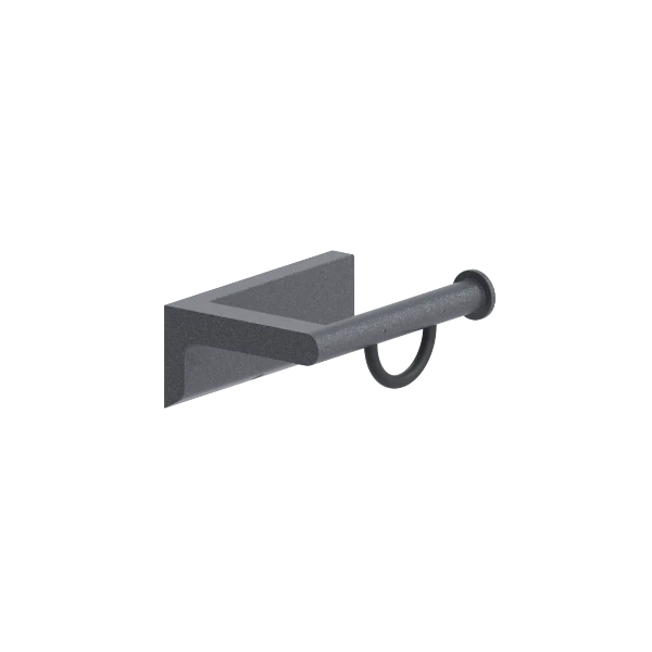 Normbau Cavere toiletrolhouder 130 x 92 mm - antraciet metallic 095