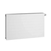 Vasco Elia 8L radiateur panneau ligné glisse avec ventilateurs prémontés  H600xT22xL600 - Ral 9016 blanc signalisation
