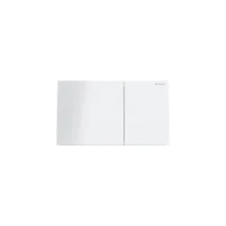 Geberit Sigma70 plaque de commande, verre blanc