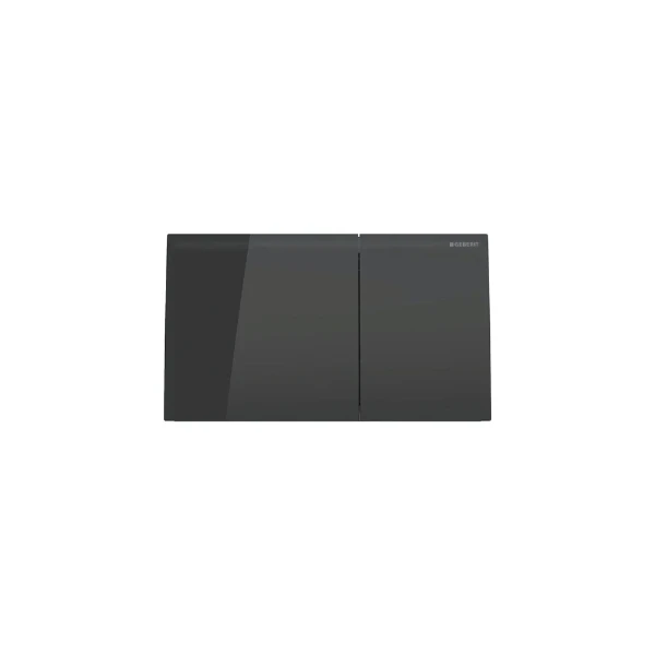Geberit Sigma70 plaque de commande, verre noir