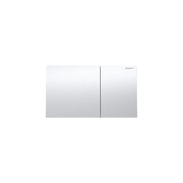 Geberit Sigma70 plaque de commande, brossé, revêtement facile à nettoyer