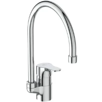 Ideal Standard Cerabase kitchen Mitigeur cuisine avec bec haut sans  vidage 5l/min - chromé