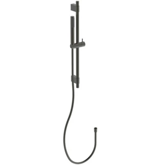 Ideal Standard IdealRain set de douche 600 mm avec douchette en stick avec 1 fonction, 8l/min et IdealFlex 1750 mm - Brushed Gun Metal