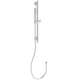 Ideal Standard IdealRain Barre de douche 600 mm avec douchette bâton avec 1 fonction, 8l/min et IdealFlex 1750 mm - chromé