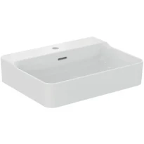 Ideal Standard Conca lavabo 600 x 450 mm - blanc - avec trou de robinet - avec trop-plein - aplati pour montage sur étagère