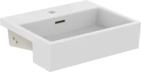 Ideal Standard Extra lavabo semi-encastré 500 x 420 mm - blanc - avec trou de robinet - avec trop-plein