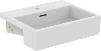 Ideal Standard Extra lavabo semi-encastré 500 x 420 mm - blanc - avec trou de robinet - avec trop-plein