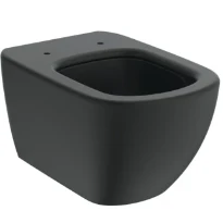Ideal Standard Tesi cuvette suspendue AquaBtiroir® (avec Set de fixation), fixations cachées - Silk black