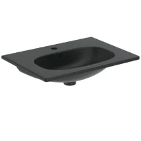 Ideal Standard Tesi lavabo 625 x 450 mm - noir mat - avec trou de robinet - avec trop-plein - dans un emballage à emporter