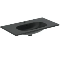 Ideal Standard Tesi lavabo 825 x 450 mm - noir mat - avec trou de robinet - avec trop-plein - dans un emballage à emporter