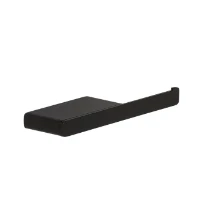 Geesa Shift porte-rouleau papier toilette sans rabat avec tablette - Black