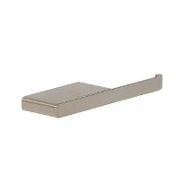 Geesa Shift porte-rouleau papier toilette sans rabat avec tablette - Brushed stainless steel