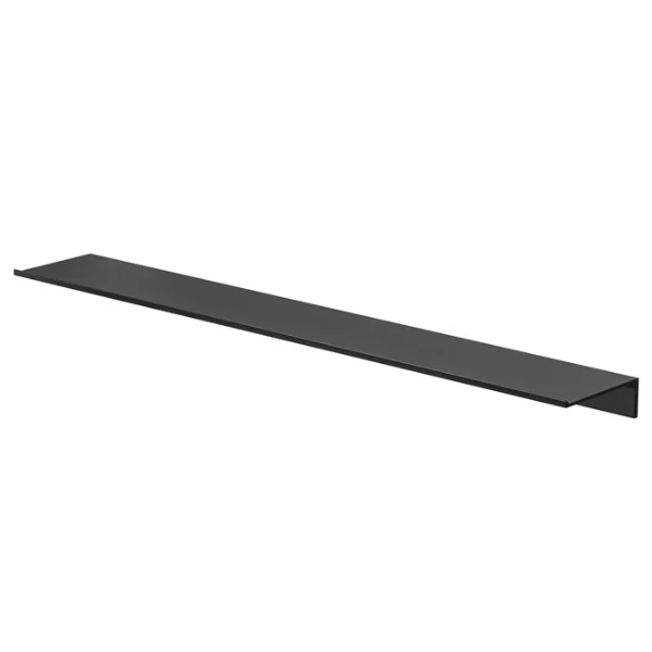 Geesa Leev tablette de salle de bains 80 cm - black/black