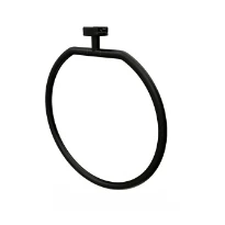 Geesa Leev porte-rouleau papier toilette sans rabat double - black