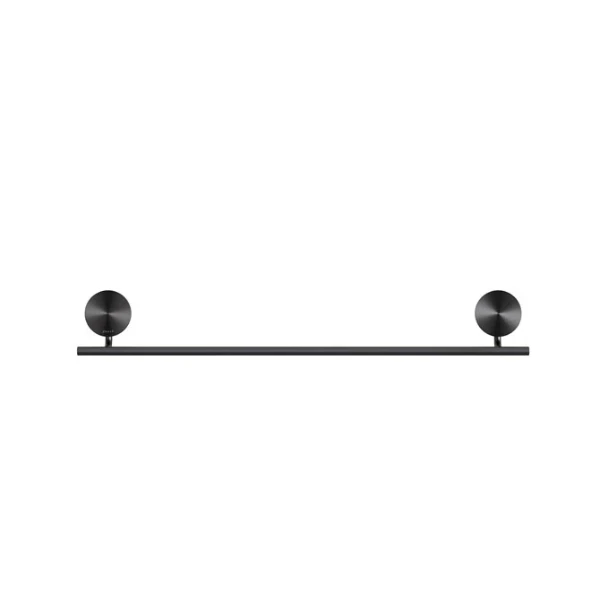 Geesa Opal porte-serviette 45 cm - Brushed Black Metal